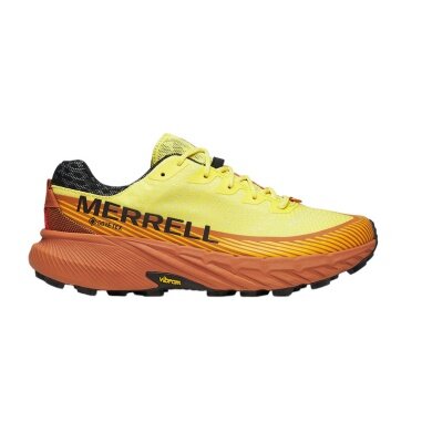 Merrell Trail-Laufschuhe Agility Peak 5 GTX (wasserdicht, Rock Plate) gelb/braun Herren