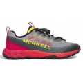 Merrell Wanderschuhe Agility Peak (All-Terrain, Schnellschnürsystem) grau/lavarot Jungen