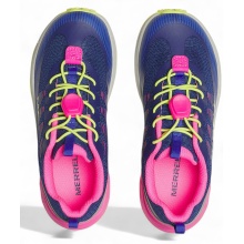 Merrell Wanderschuhe Agility Peak (All-Terrain, Schnellschnürsystem) kobaltblau/pink Mädchen