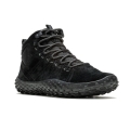 Merrell Sneaker Wrapt Mid WP (Minimal-Laufschuhe, Leder, wasserdicht) schwarz Herren