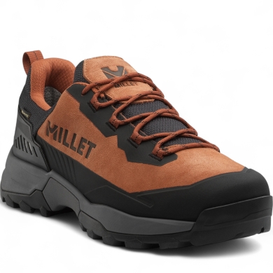 Millet Wanderschuhe Ubic Low GTX (Veloursleder, wasserdicht) spicebraun Herren