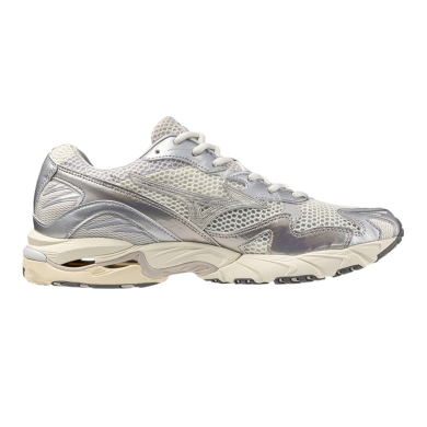 Mizuno Sneaker-Laufschuhe Wave Rider 10 grau/silber Herren