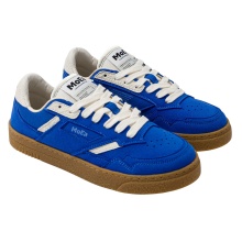 MoEa Sneaker Gen9 - Mushroom Full Blue Suede - blau/weiss