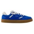 MoEa Sneaker Gen9 - Mushroom Full Blue Suede - blau/weiss