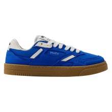 MoEa Sneaker Gen9 - Mushroom Full Blue Suede - blau/weiss