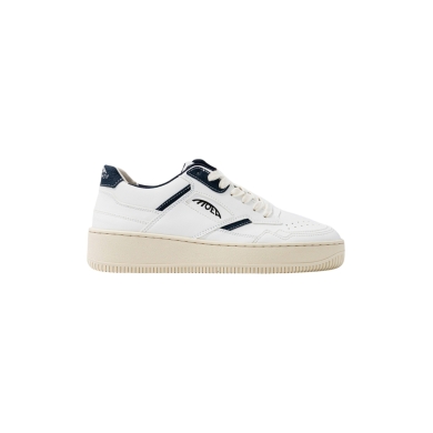 MoEa Sneaker Origin - Mushroom - weiss/blau