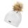 Eisbär Mütze (Pompon) Grania Lux weiss Damen
