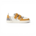 Muris Barfussschuhe Sneaker Petra Junior mustardgelb/weiss Kinder