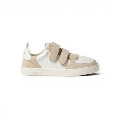 Muris Barfussschuhe Sneaker Petra Junior weiss/beige Kinder