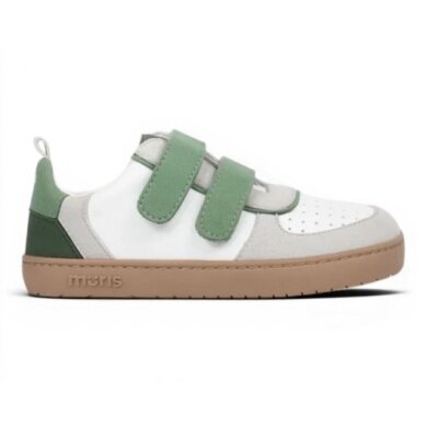 Muris Barfussschuhe Sneaker Petra Junior weiss/grün Kinder