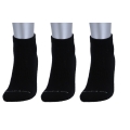 nanga Tagessocke Sneaker Wolle Socks (Merinowolle) schwarz - 3 Paar
