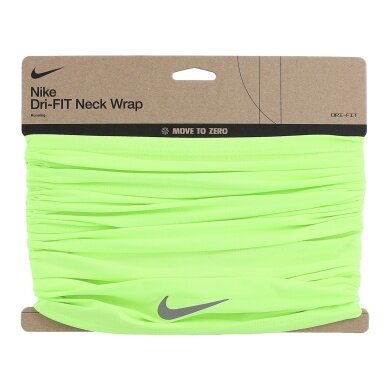 Nike Multifunktionstuch (Halswärmer) Dri Fit Wrap 2.0 Neckwarmer 2022 hellgrün/silber - 1 Stück