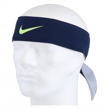 Nike Stirnband Promo obsidianblau/lime - 1 Stück