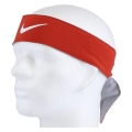 Nike Stirnband Promo braunrot/weiss - 1 Stück