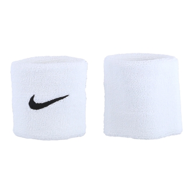 Nike Schweissband Tennis Premier Single Handgelenk 2025 weiss/schwarz - 2 Stück