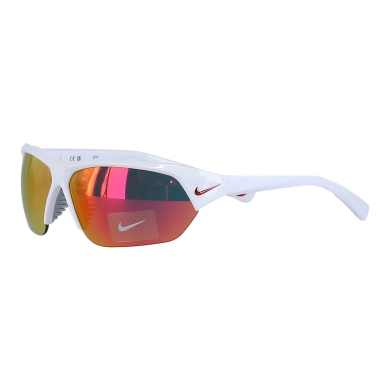 Nike Vision Sport Sonnenbrille Skylon Ace weiss/rot - 1 Brille mit Schutzhülle