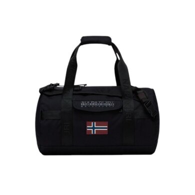 Napapijri Reisetasche Bering Travel Small Duffle Bag (für Reisen und Alltag) 24,5 Liter - schwarz