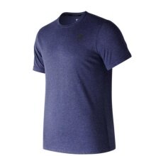 New Balance Tshirt Heather Tech blau Herren (Größe S)