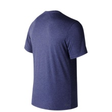 New Balance Tshirt Heather Tech blau Herren (Größe S)