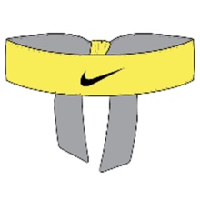 Nike Stirnband Premier Head Tie Rafael Nadal gelb - 1 Stück