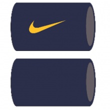 Nike Schweissband Tennis Premier Jumbo Rafeal Nadal dunkelblau/orange - 2 Stück