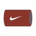 Nike Schweissband Tennis Premier Jumbo Handgelenk rot/weiss - 2 Stück