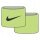 Nike Schweissband Tennis Premier Single Handgelenk lime - 2 Stück