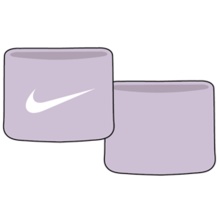 Nike Schweissband Tennis Premier Single Handgelenk 2022 violett - 2 Stück