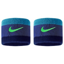 Nike Schweissband Swoosh (72% Baumwolle) hyper royalblau - 2 Stück