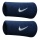 Nike Schweissband Swoosh Jumbo (74% Baumwolle) obsidian - 2 Stück