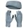 Nike Essential Stirnband + Handschuhe Set 2022 grau