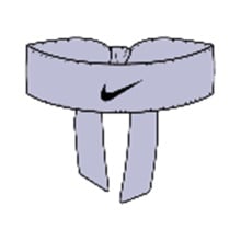 Nike Stirnband Premier Head Tie 2023 flieder violett/schwarz - 1 Stück