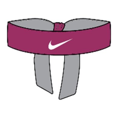 Nike Stirnband Premier Head Tie Rafael Nadal 2023 beerenrot - 1 Stück