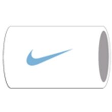 Nike Schweissband Tennis Premier Jumbo 2023 Rafael Nadal weiss/blau - 2 Stück