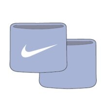Nike Schweissband Tennis Premier Single Handgelenk 2023 cobaltblau - 2 Stück