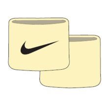 Nike Schweissband Tennis Premier Single Handgelenk 2023 gelb - 2 Stück