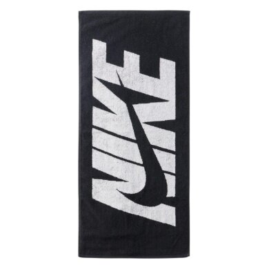 Nike Handtuch Jacquard Towel Medium Graphic (100% Baumwolle) schwarz/weiss 80x35cm