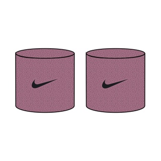 Nike Schweissband Swoosh Classic (Baumwollmix) 2026 pink/violett - 2 Stück