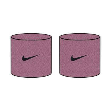 Nike Schweissband Swoosh Classic (Baumwollmix) 2026 pink/violett - 2 Stück