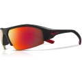 Nike Sport Sonnenbrille Skylon Ace 22 matt schwarz/rot - 1 Brille mit Schutzhülle