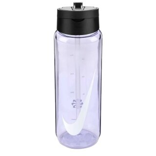 Nike Trinkflasche TR Renew Recharge Straw Bottle (mit Trinkhalm) violett 700ml