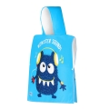 Nils Aqua Handtuch Poncho mit Kapuze NAR20 Monster (Mikrofaser, 60x85cm) blau