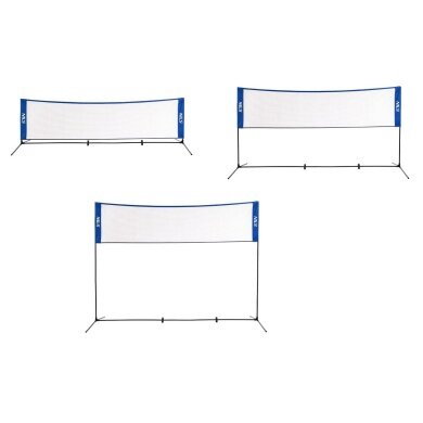 Nils Camp Multifunktionales Netz 3in1 NT7111 (Badminton/Tennis/Volleyball) blau