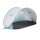 Nils Camp Strandmuschel NC3174 (UV-Schutz, selbstaufbauend) 120x220x100cm hellgrau/blau