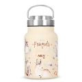 Nils Camp Trinkflasche NC3806 Forest (Edelstahl) 520ml beige
