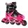 Nils Extreme Inline Skates NA18137A Roxy (Rollen: 64/70/72mm/82A, Kugellager: ABEC 7) schwarz/pink Kinder Mädchen