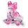 Nils Fun Inline Skates NJ1025 Flipzy (Rollen: 58/64mm/82A, Kugellager: ABEC 7) rosa/pink Mädchen