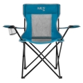 Nils Camp Campingstuhl NC3302 (Nutzergewicht max. 110 kg) grau/blau