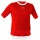 GECO Sport-Tshirt Notos (100% Polyester) rot/weiss Jungen