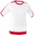 GECO Sport-Tshirt Notos (100% Polyester) weiss/rot Jungen